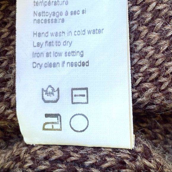 Charlie B Wool Blend Open Front Sweater Jacket Made in Italy Size S - Picture 9 of 10